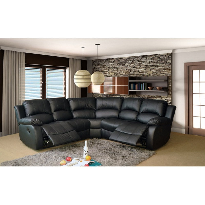 17 Stories Arberie Reclining Corner Sofa Wayfair.ie